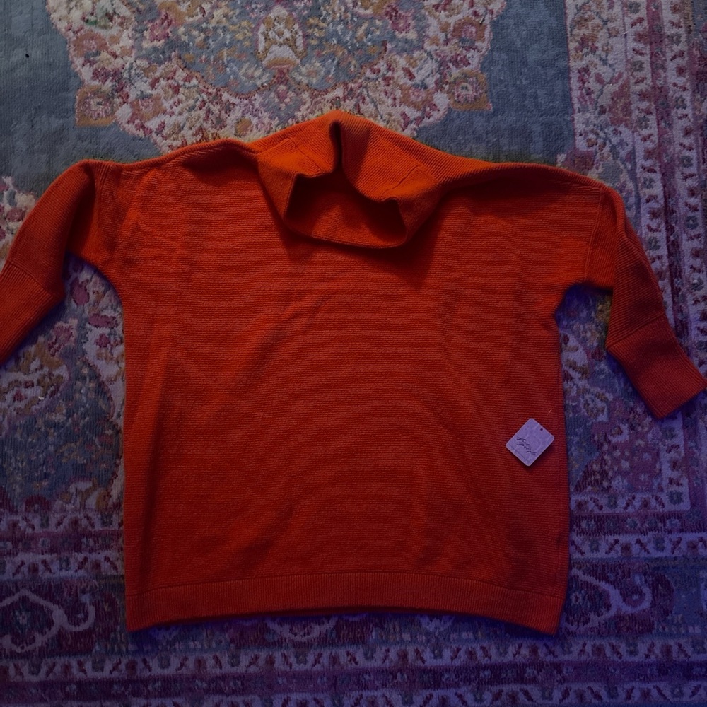 Cozy Orange Sweater